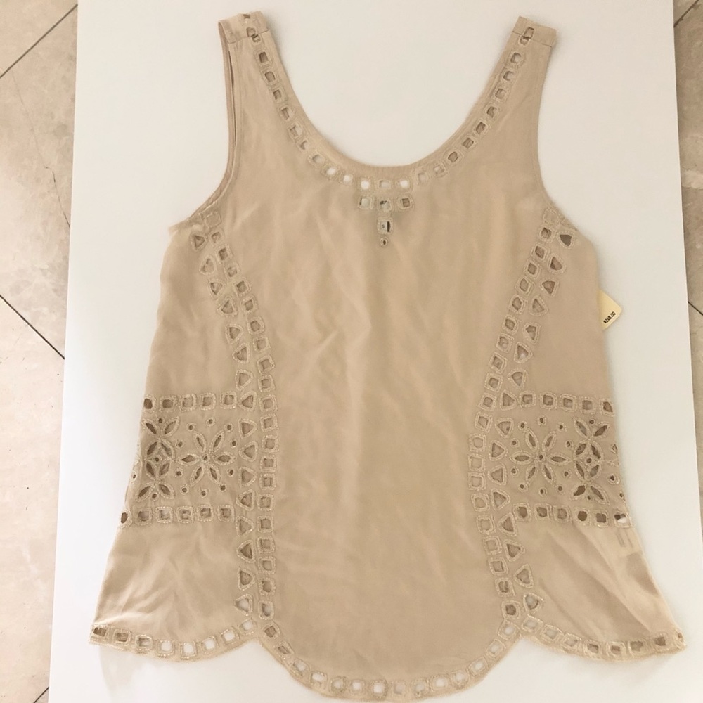 Joie Silk Beaded Top- NWT
